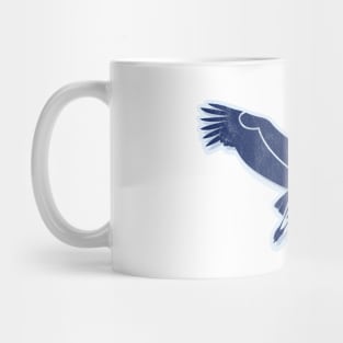 Blue Stork pattern Mug